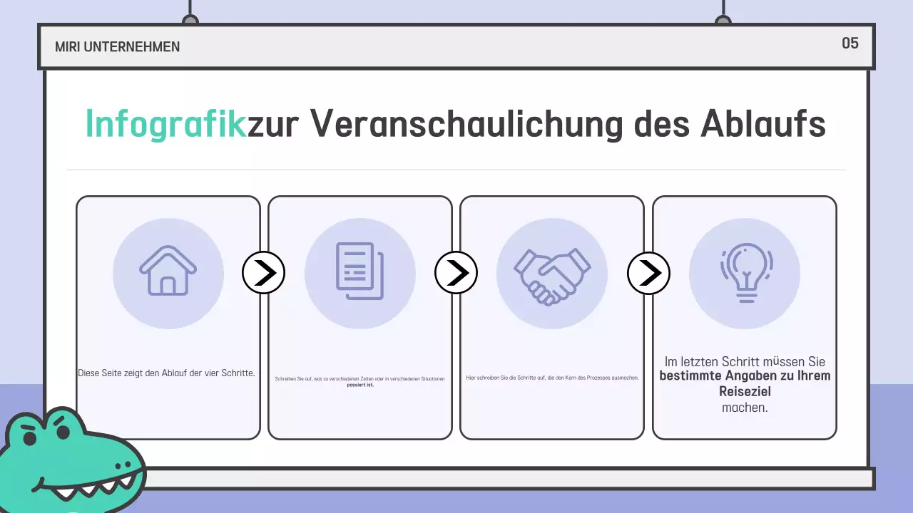 Hellblau Einfache Präsentationsunterlagen