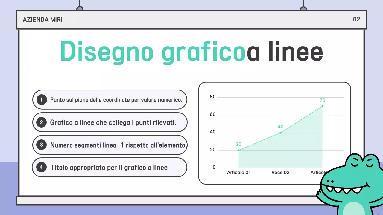 Azzurro Documentazione di presentazione semplice