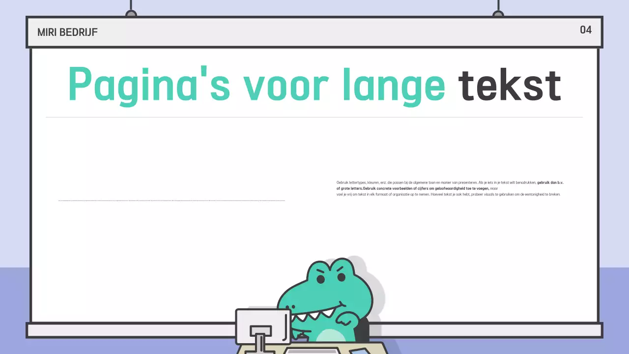 Lichtblauw Eenvoudige Presentatiedocumentatie