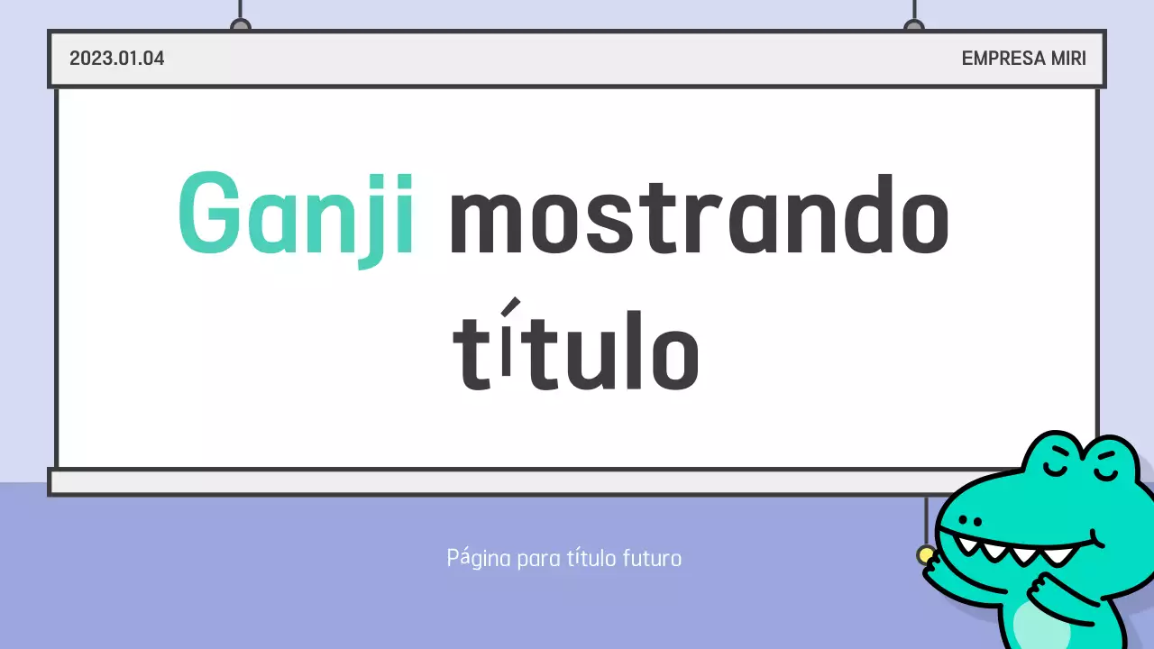 Azul claro Documentación de presentación sencilla