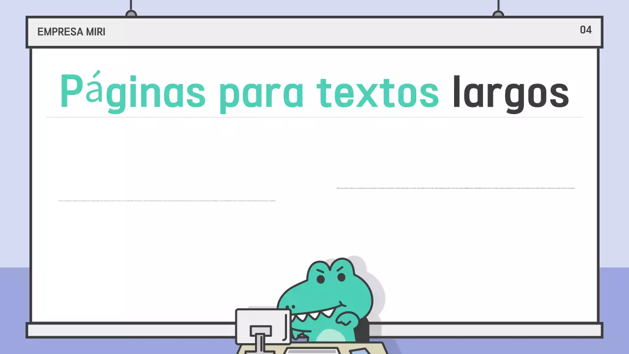 Azul claro Documentación de presentación sencilla