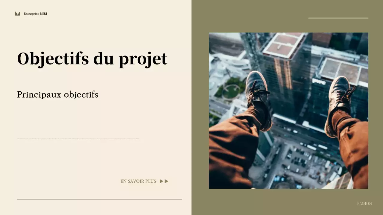 Rapport d'activité moderne beige