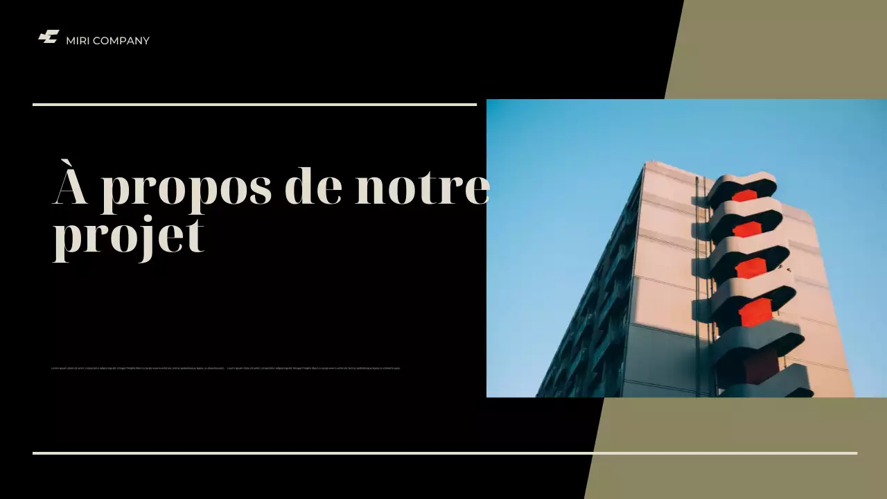 rapport d'activité moderne noir