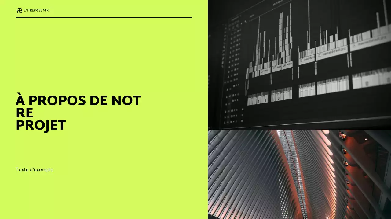 rapport d'activité moderne noir