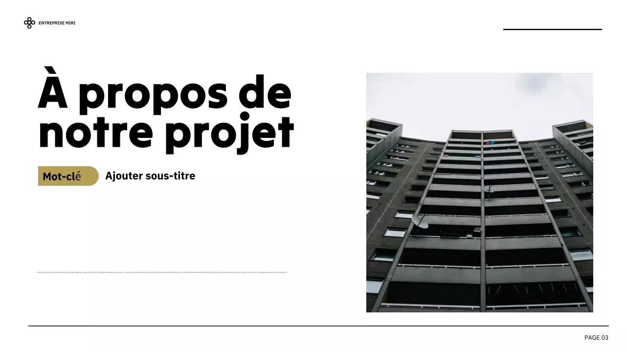 rapport d'activité moderne noir