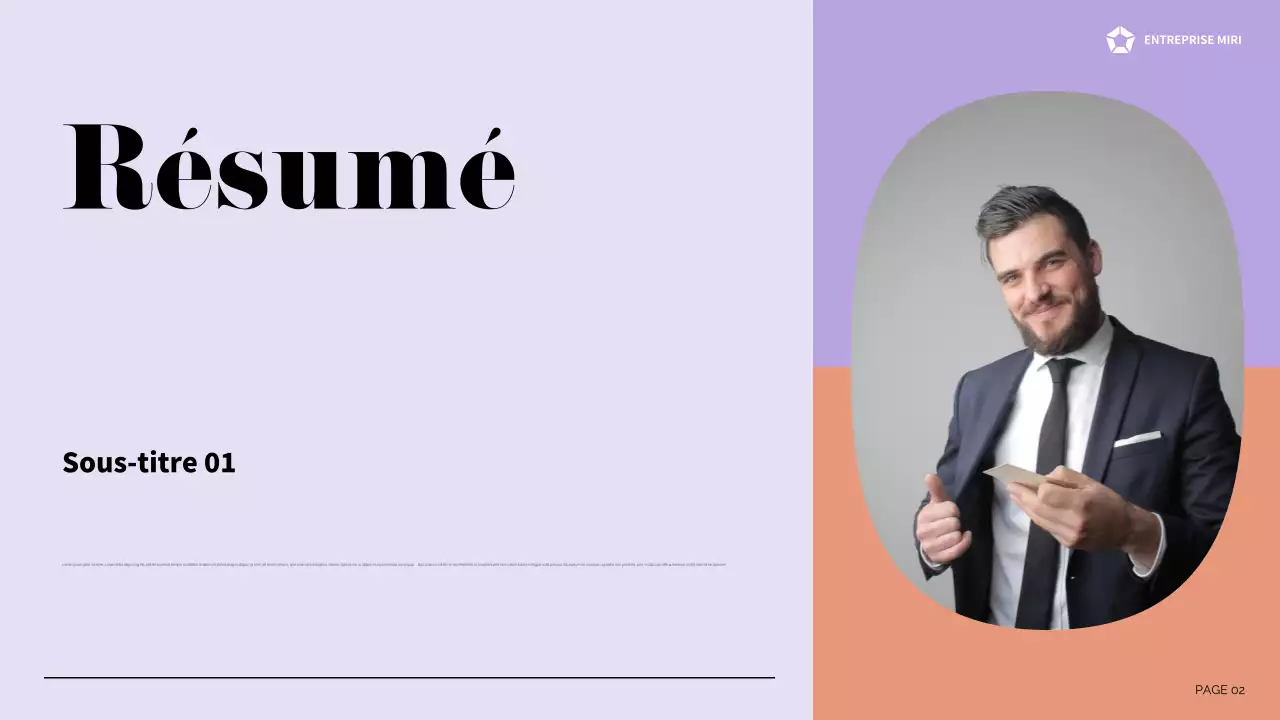 rapport d'activité moderne violet