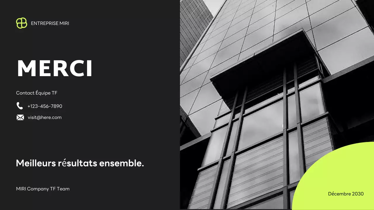 rapport d'activité moderne noir