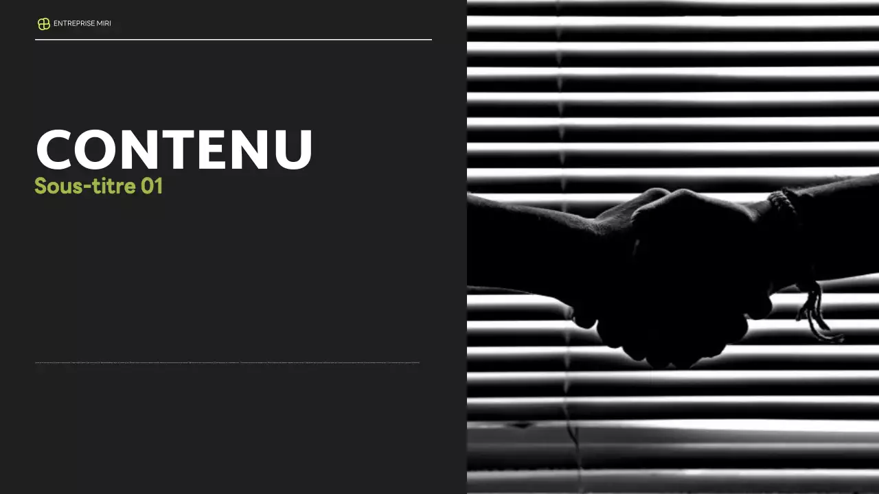 rapport d'activité moderne noir