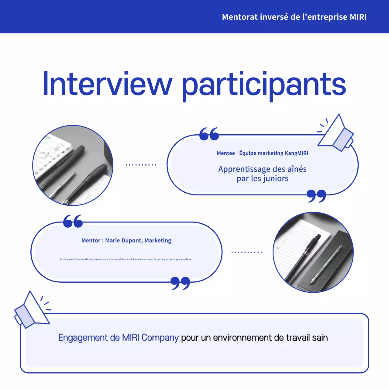 Promouvoir le mentorat moderne bleu