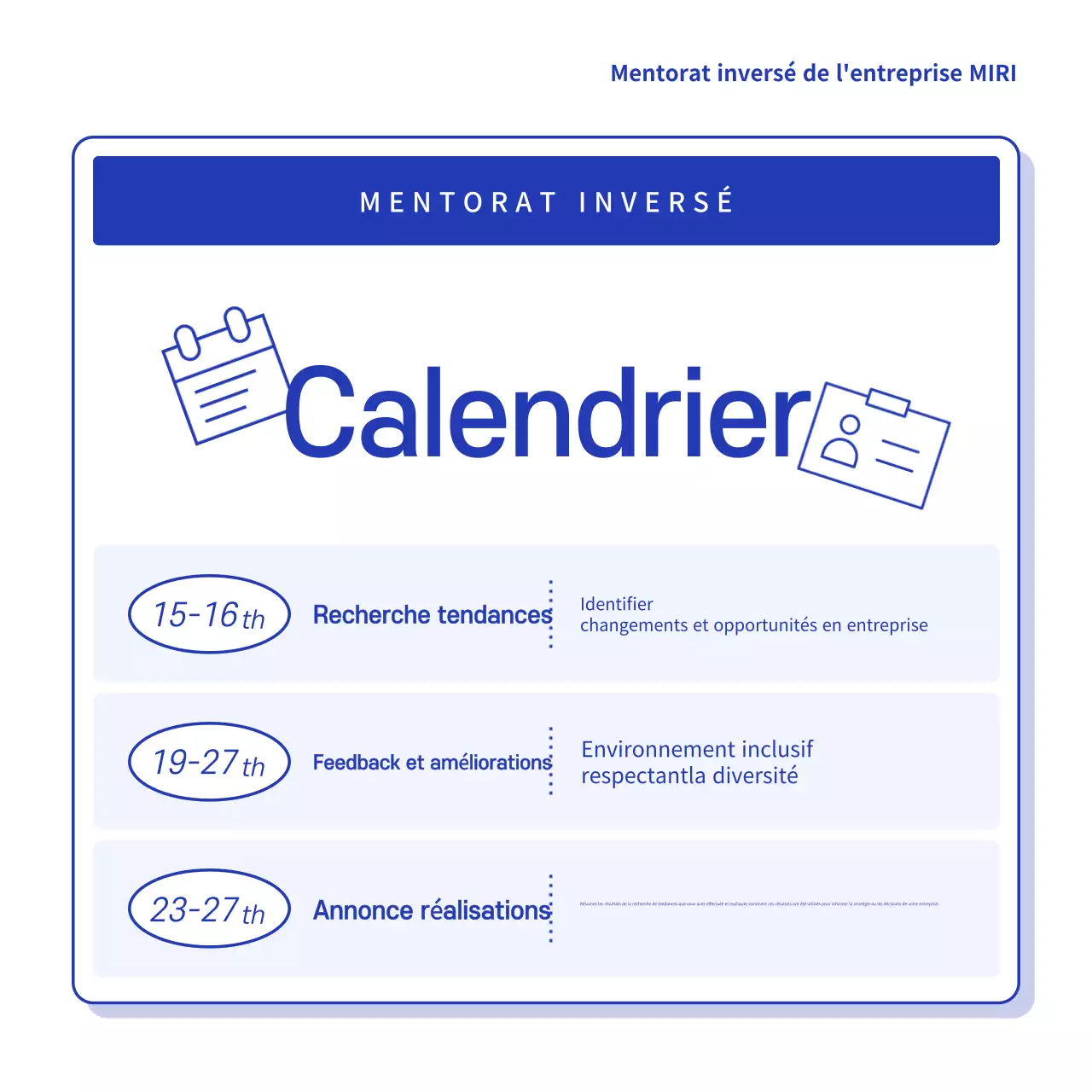 Promouvoir le mentorat moderne bleu