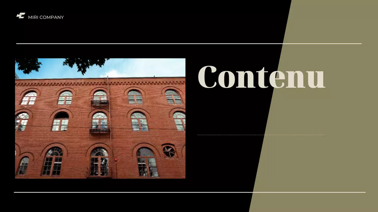 rapport d'activité moderne noir