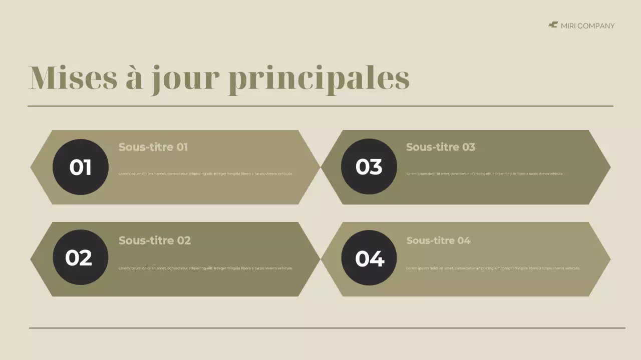 rapport d'activité moderne noir