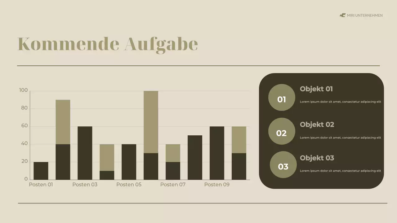 black modern business report