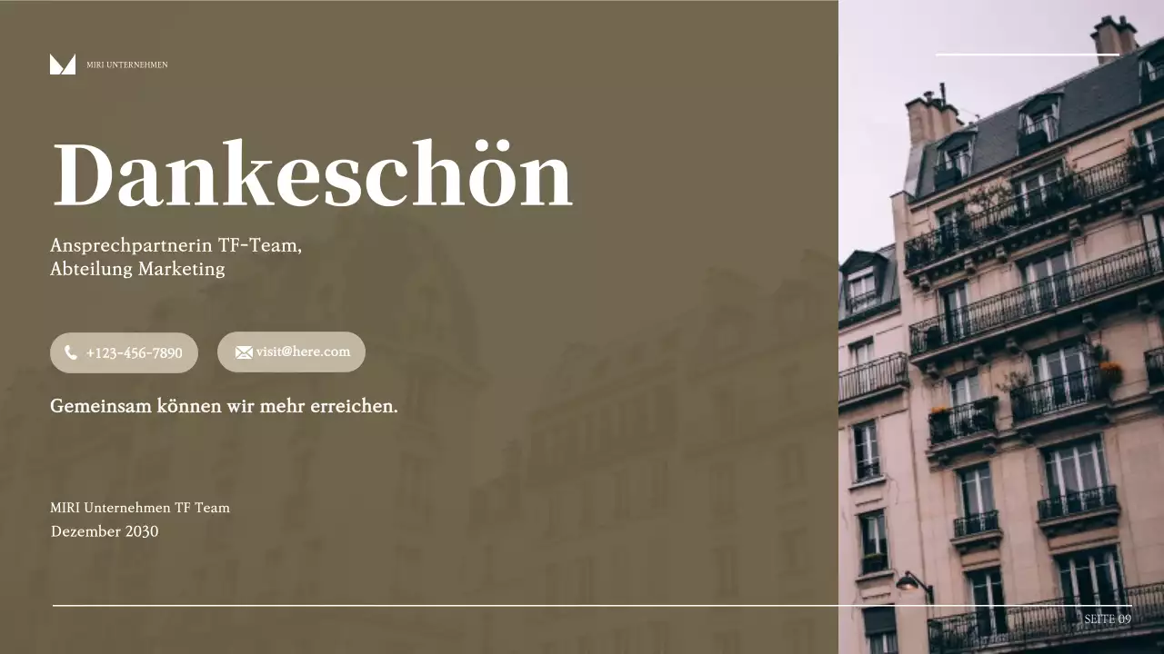 beige moderner Geschäftsbericht