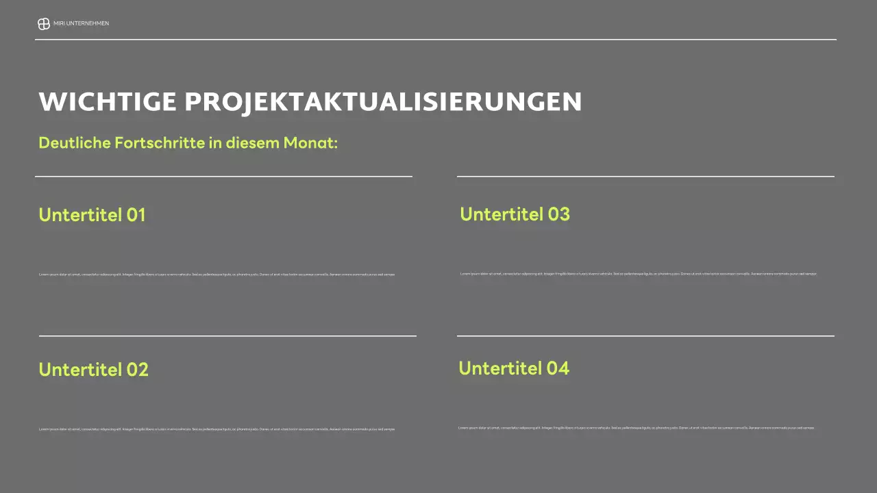 black modern business report