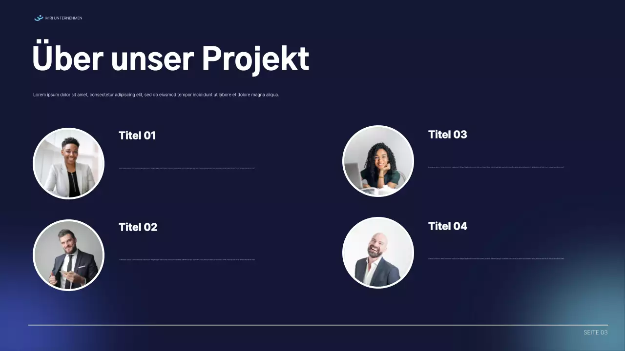 blue modern report Dokument