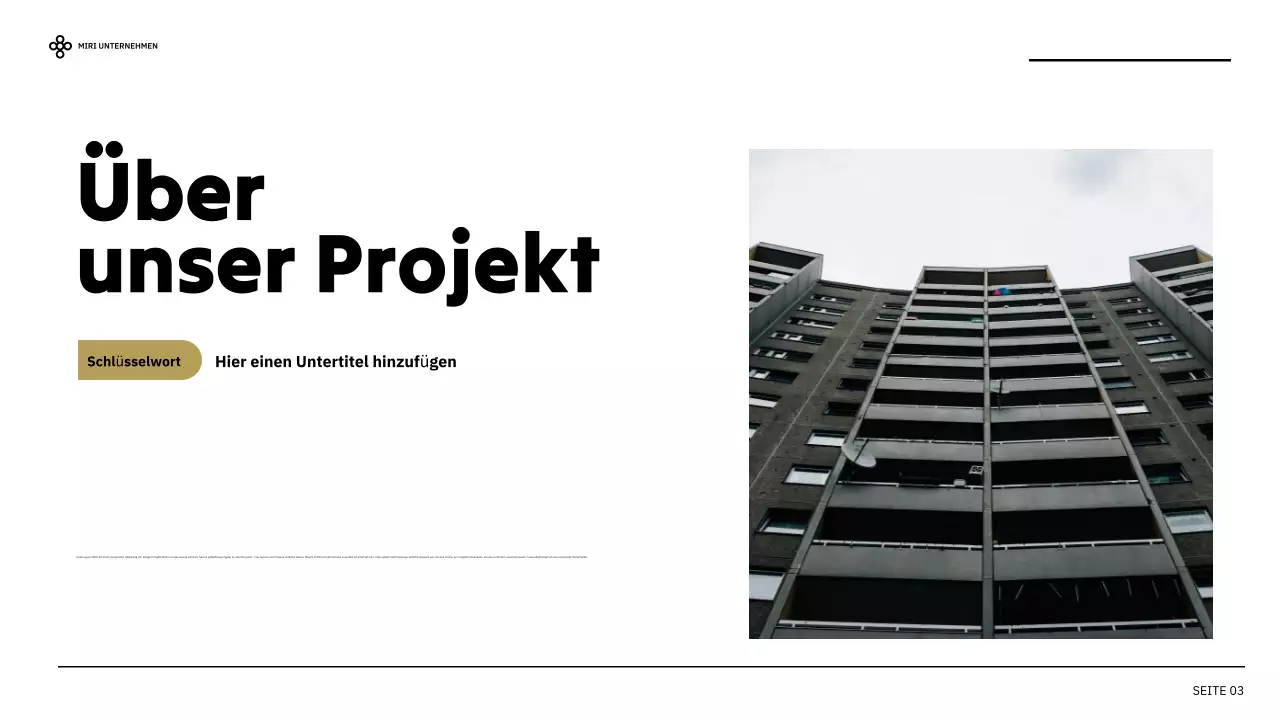 black modern business report