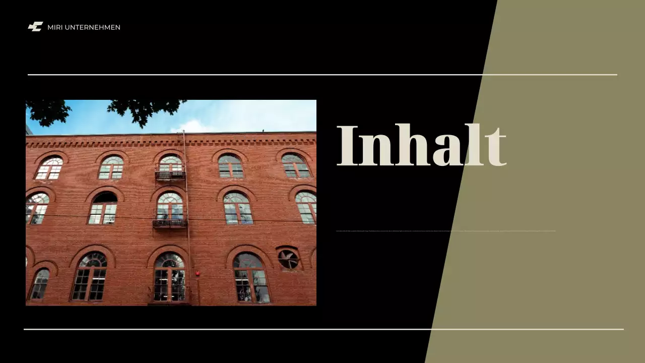 black modern business report