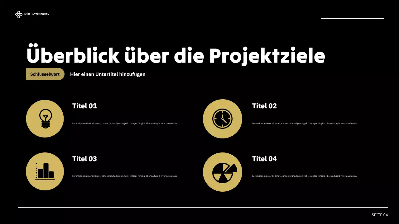 black modern business report