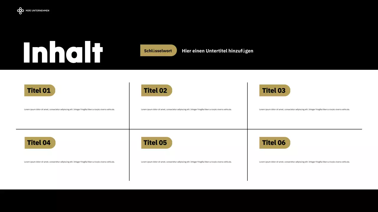 black modern business report
