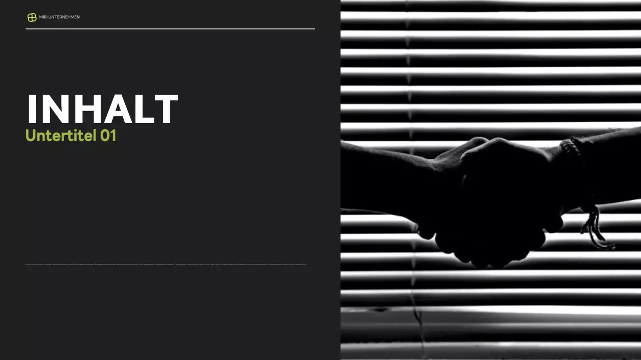 black modern business report