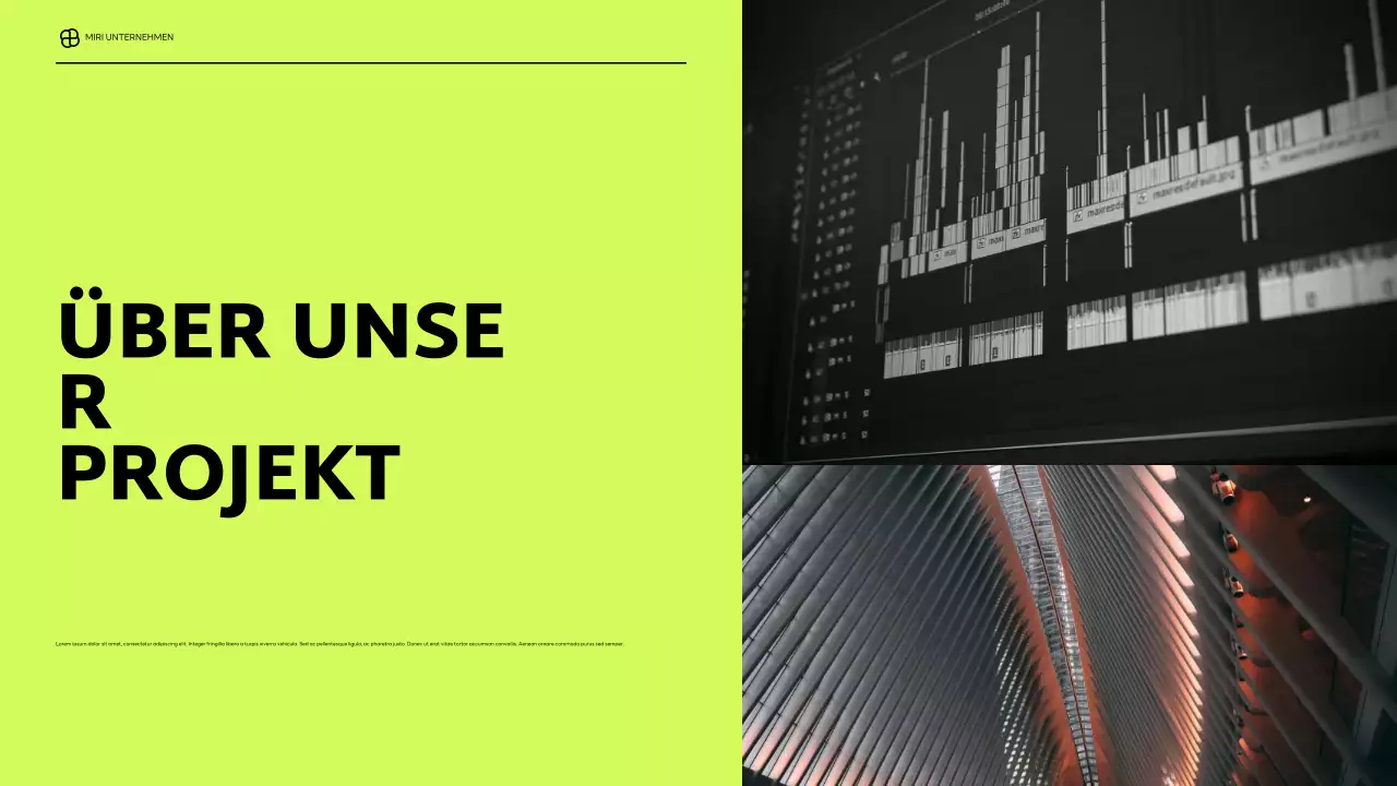 black modern business report