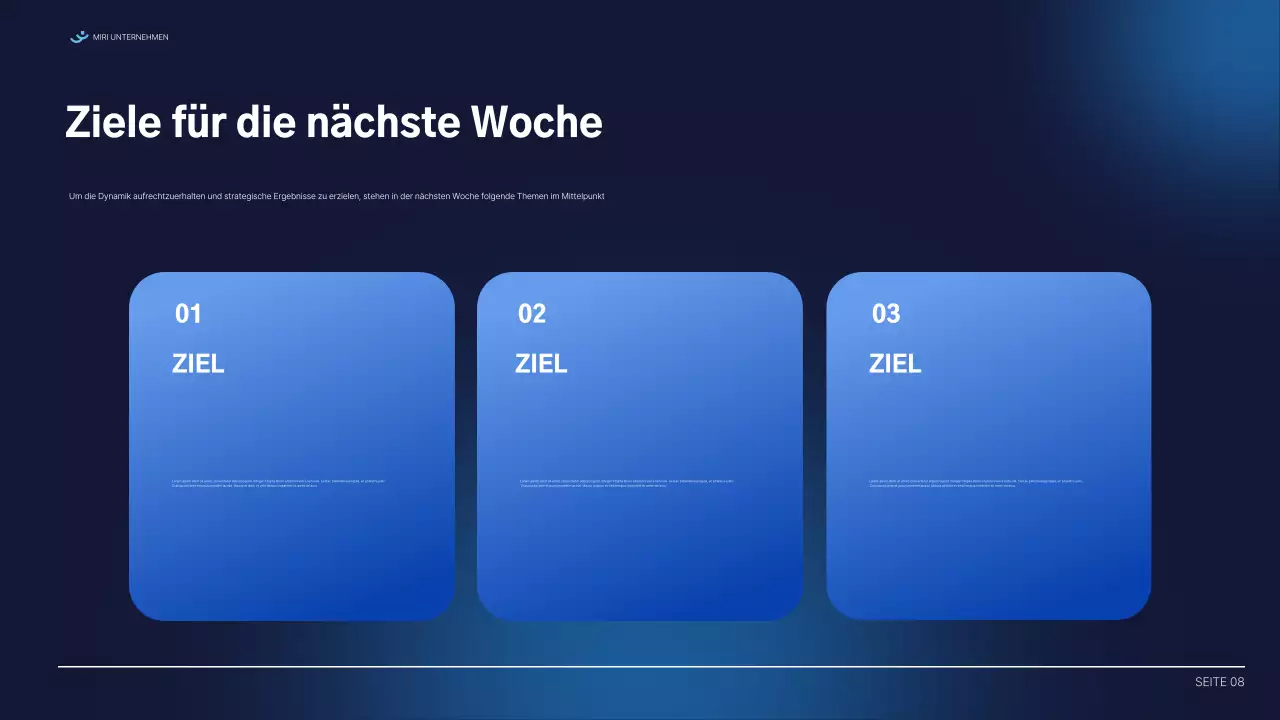 blue modern report Dokument