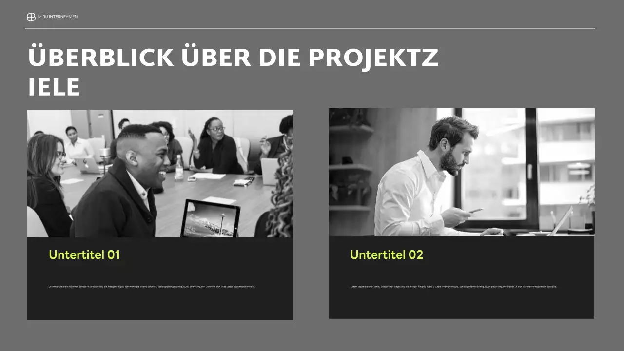 black modern business report