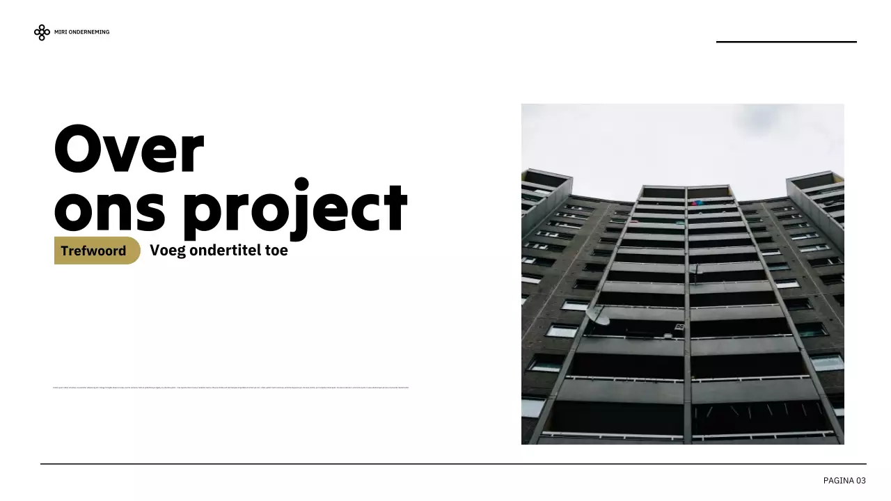 zwart modern zakelijk verslag