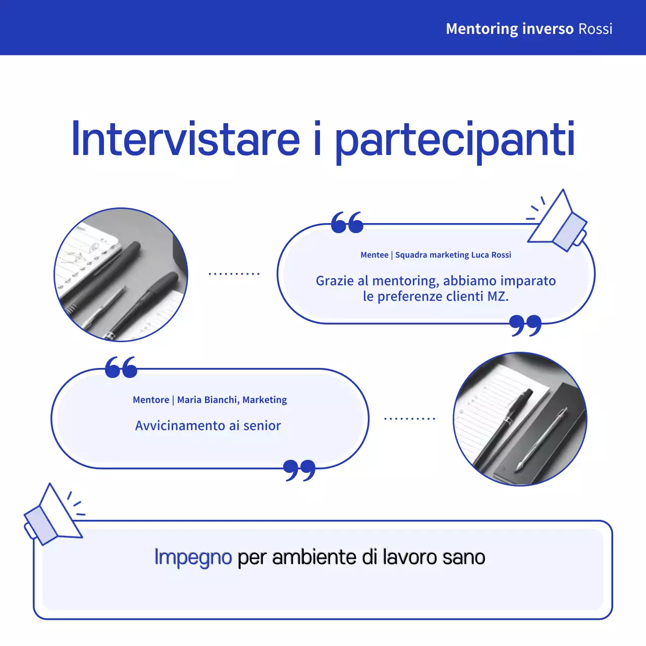Promuovere il mentoring blu moderno