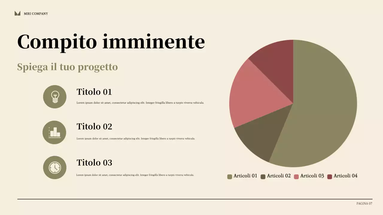 relazione aziendale moderna beige