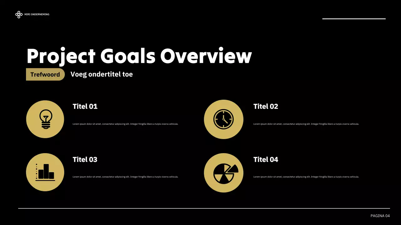 zwart modern zakelijk verslag