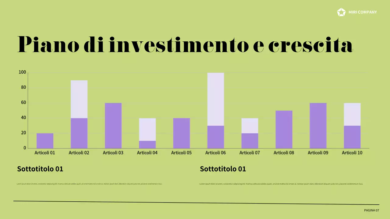 relazione aziendale moderna viola