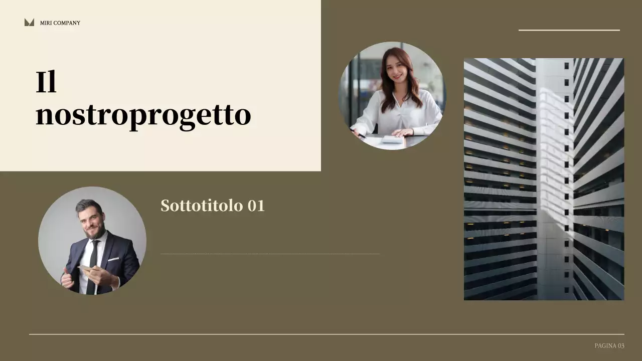 relazione aziendale moderna beige