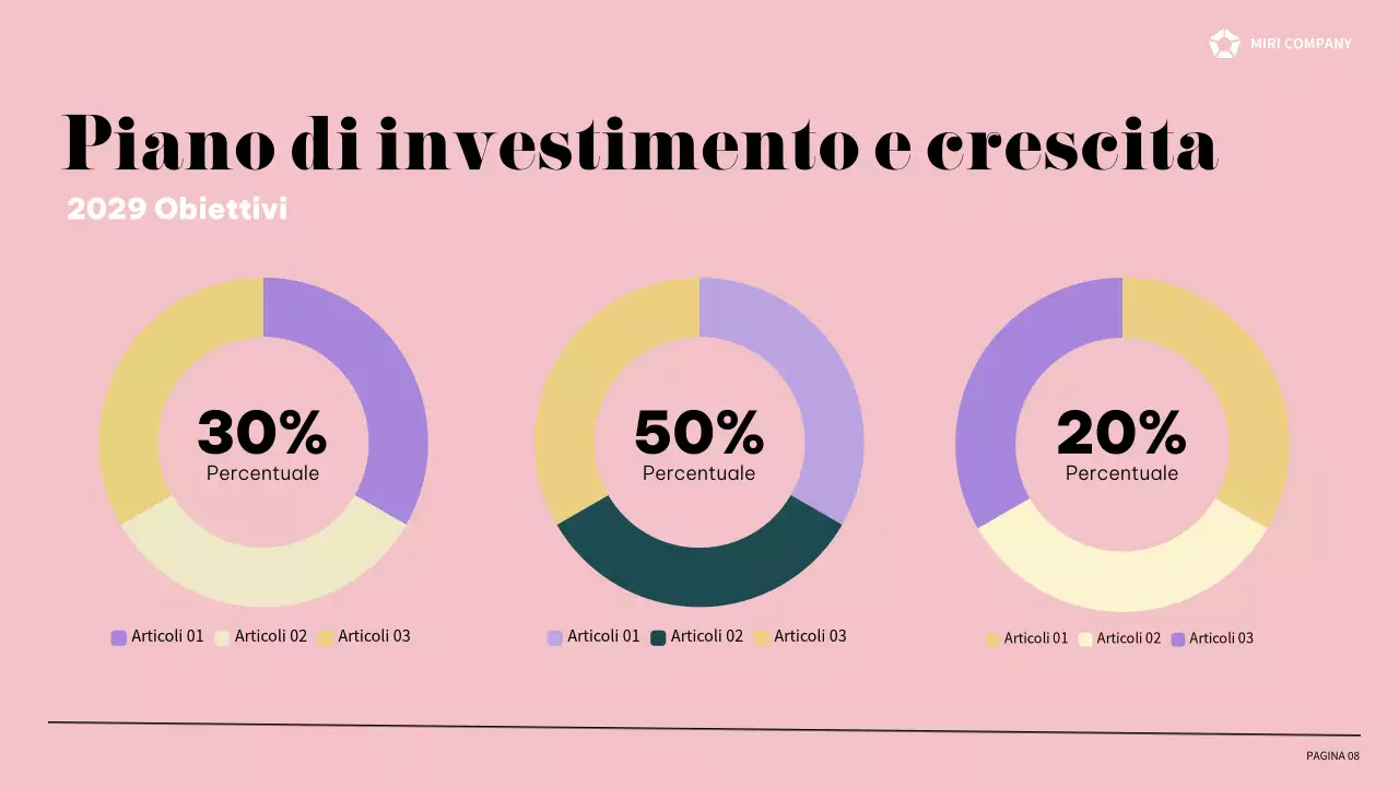 relazione aziendale moderna viola