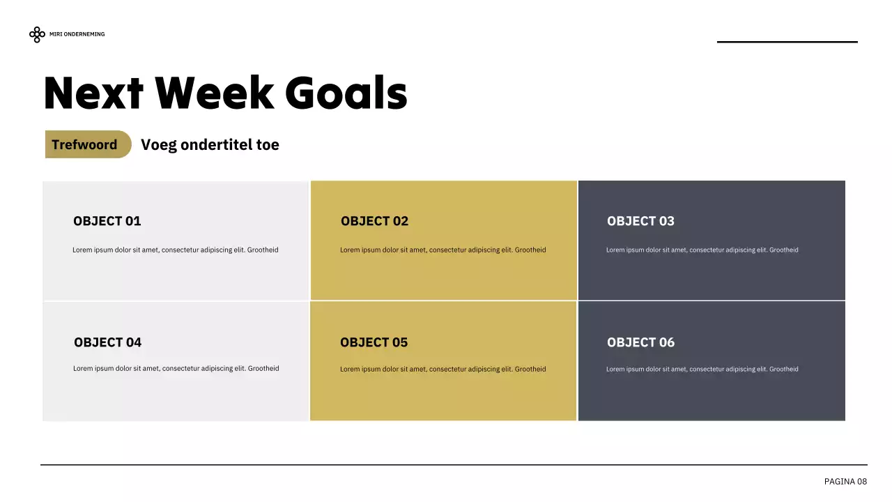 zwart modern zakelijk verslag