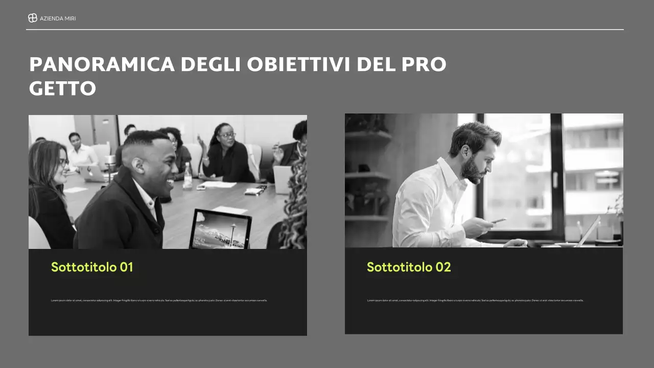 relazione d'affari nera e moderna