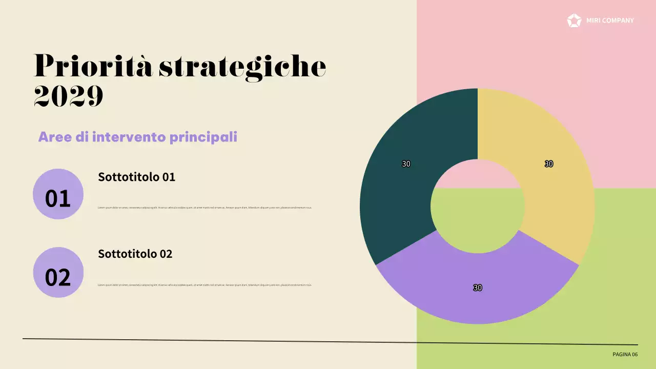 relazione aziendale moderna viola