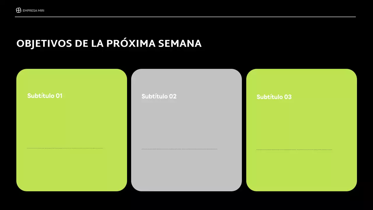 informe sobre la empresa moderna negra