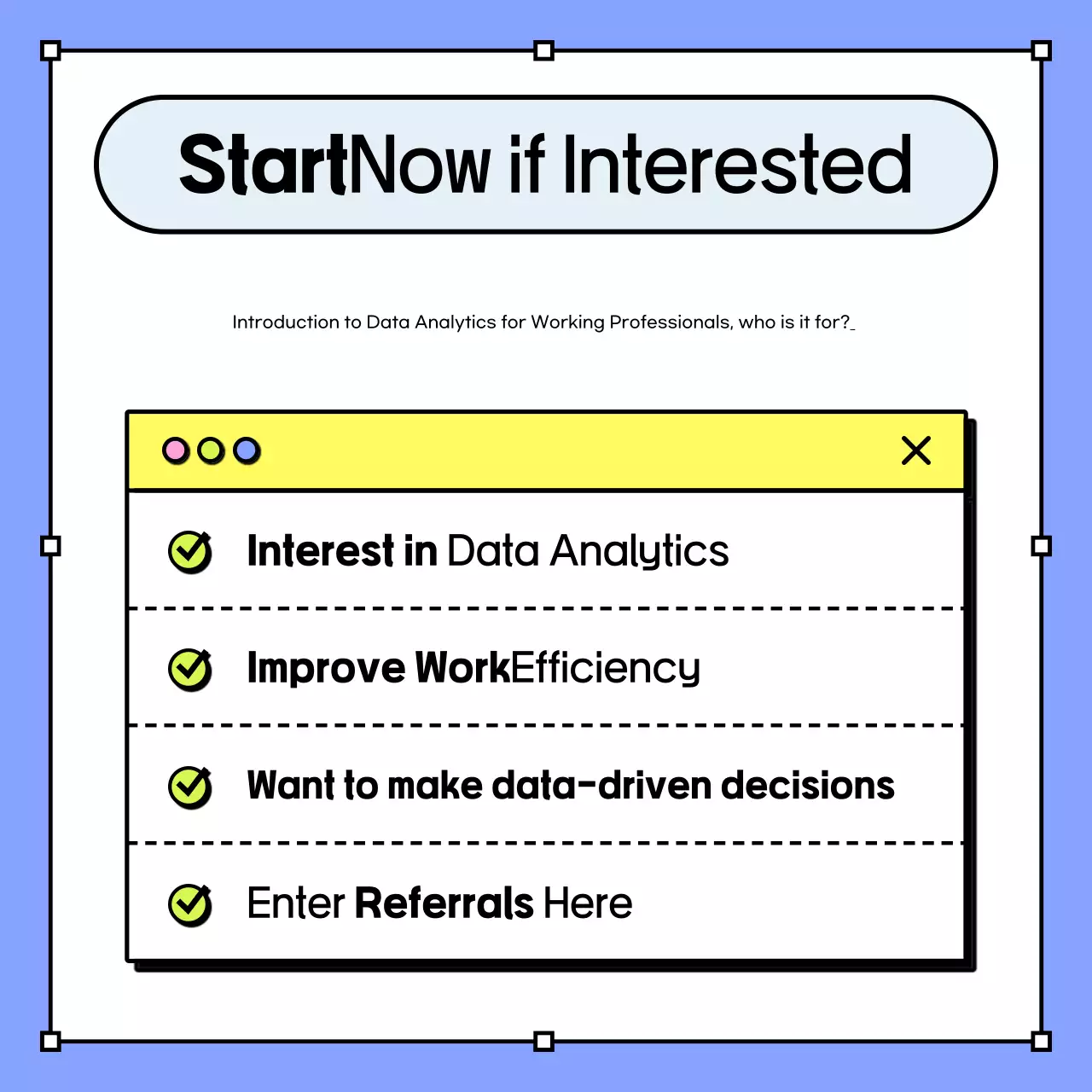 Perekrutan Peserta Pelatihan Minimalis Biru Muda