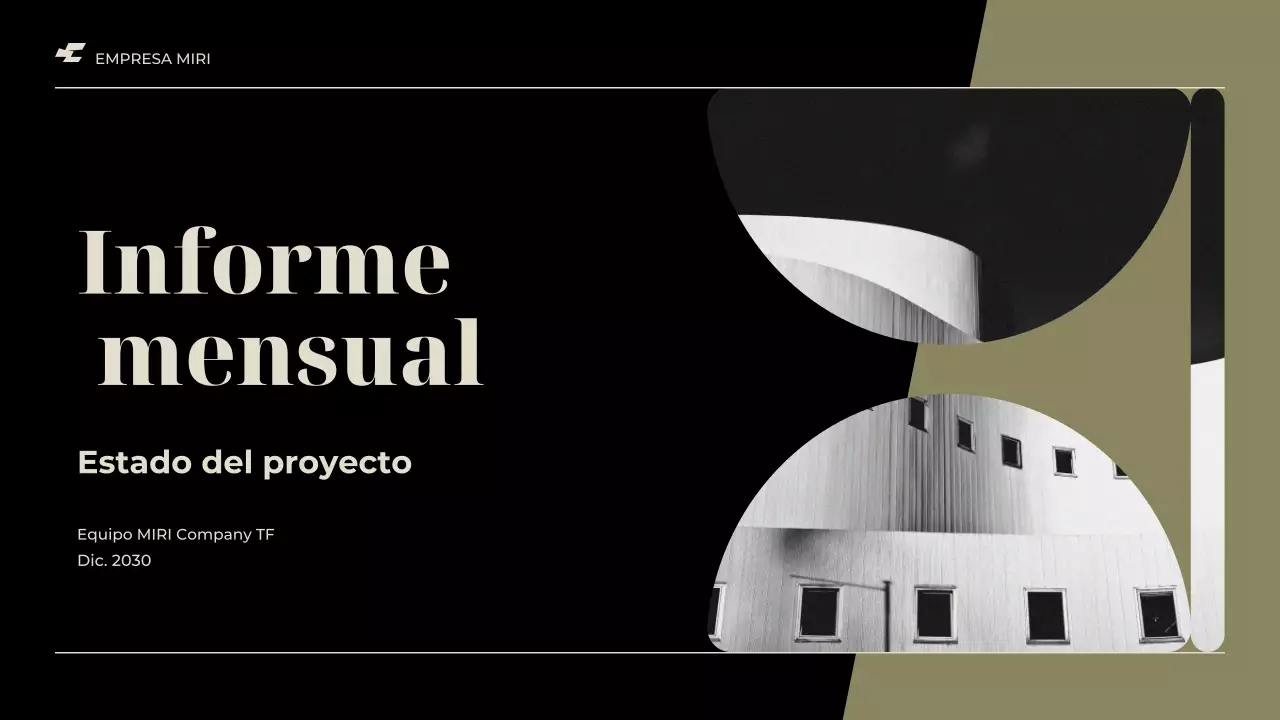 informe sobre la empresa moderna negra