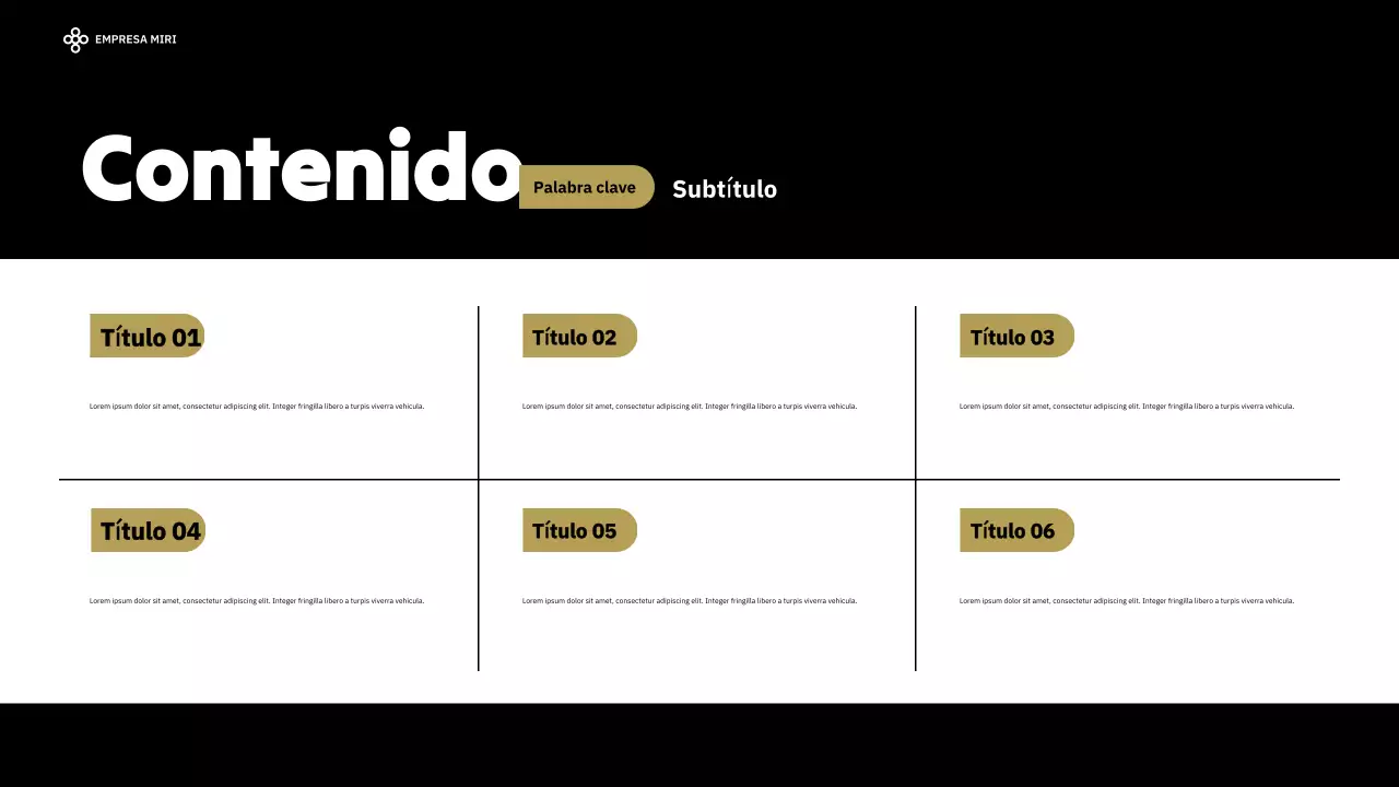 informe sobre la empresa moderna negra