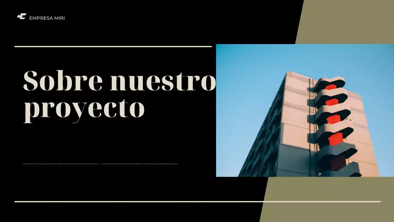 informe sobre la empresa moderna negra