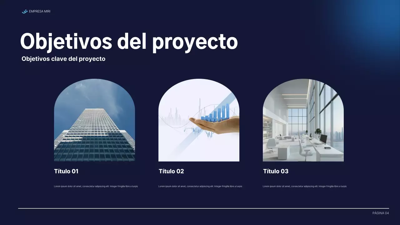 documento del informe blue modern