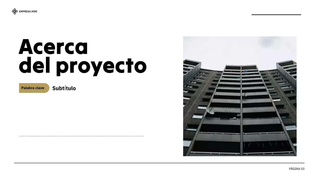 informe sobre la empresa moderna negra