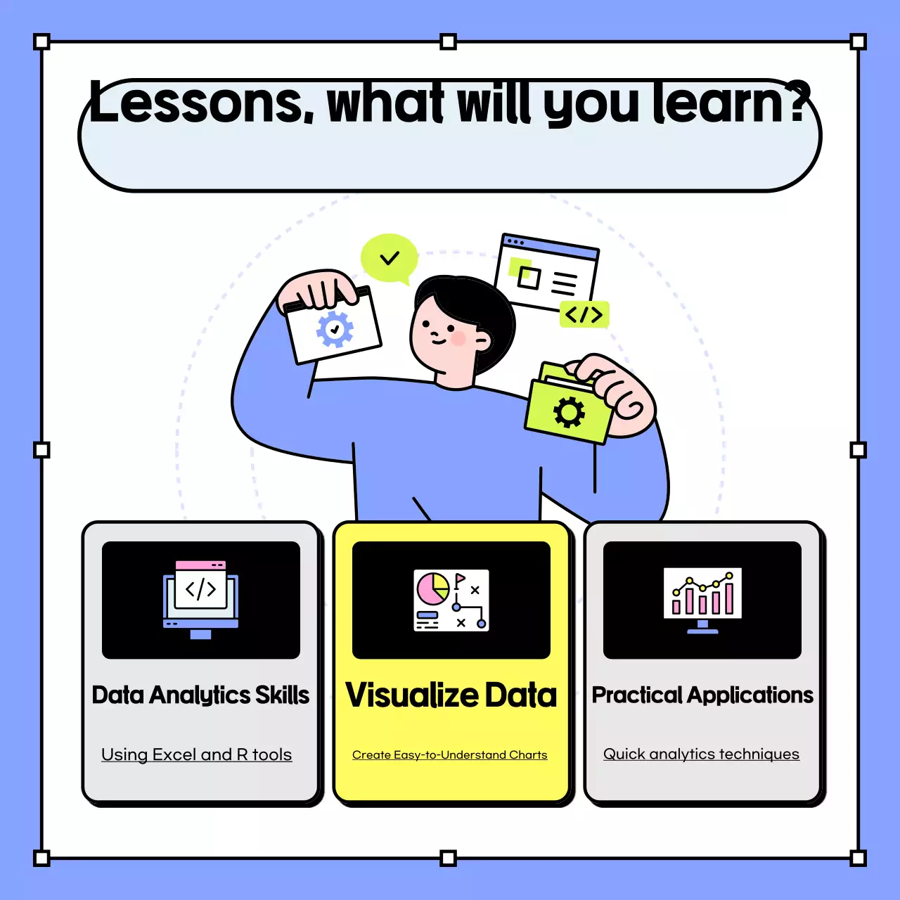 Perekrutan Peserta Pelatihan Minimalis Biru Muda