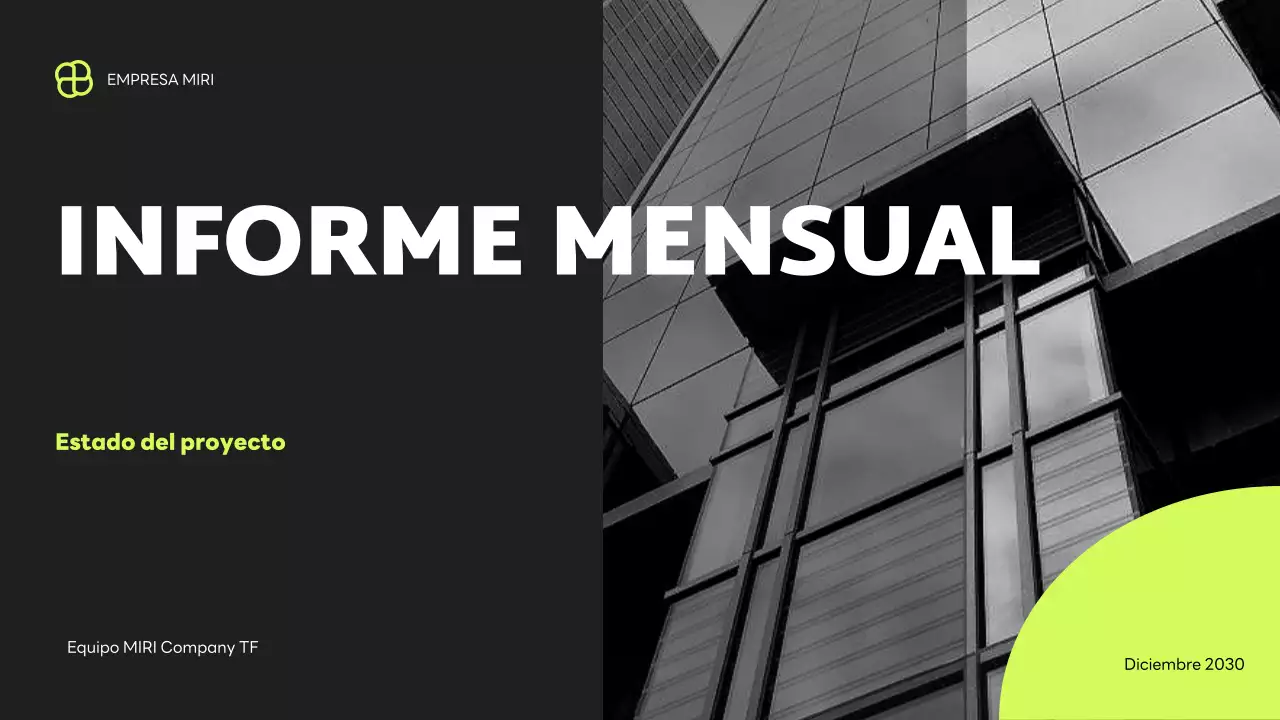 informe sobre la empresa moderna negra