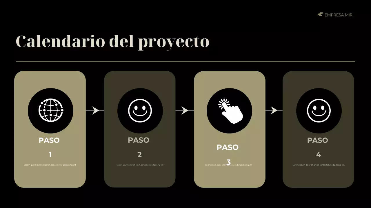 informe sobre la empresa moderna negra