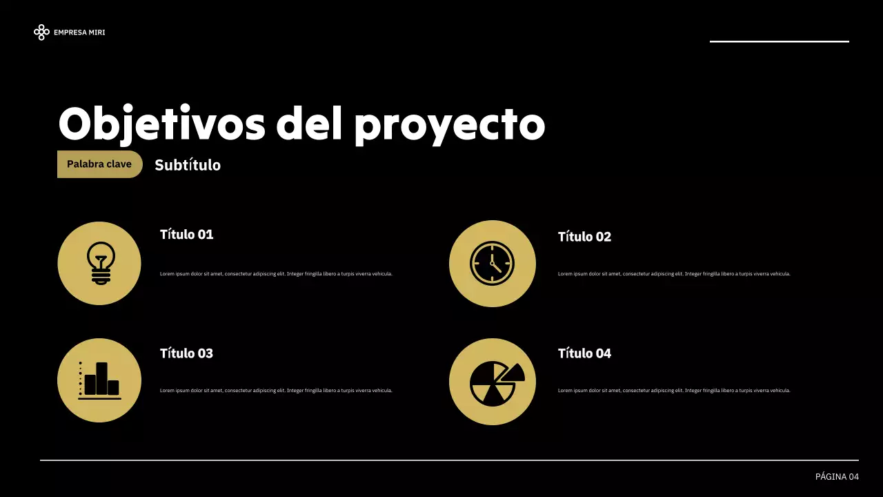 informe sobre la empresa moderna negra