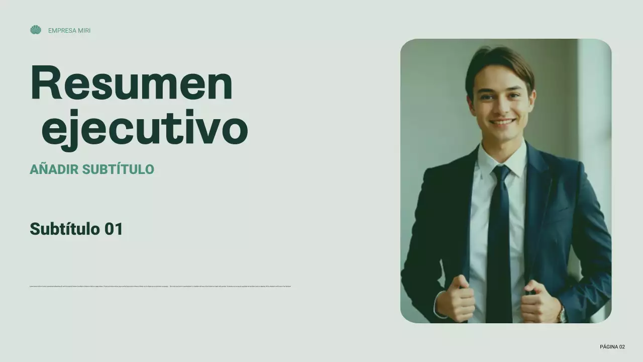 informe sobre la empresa moderna y ecológica
